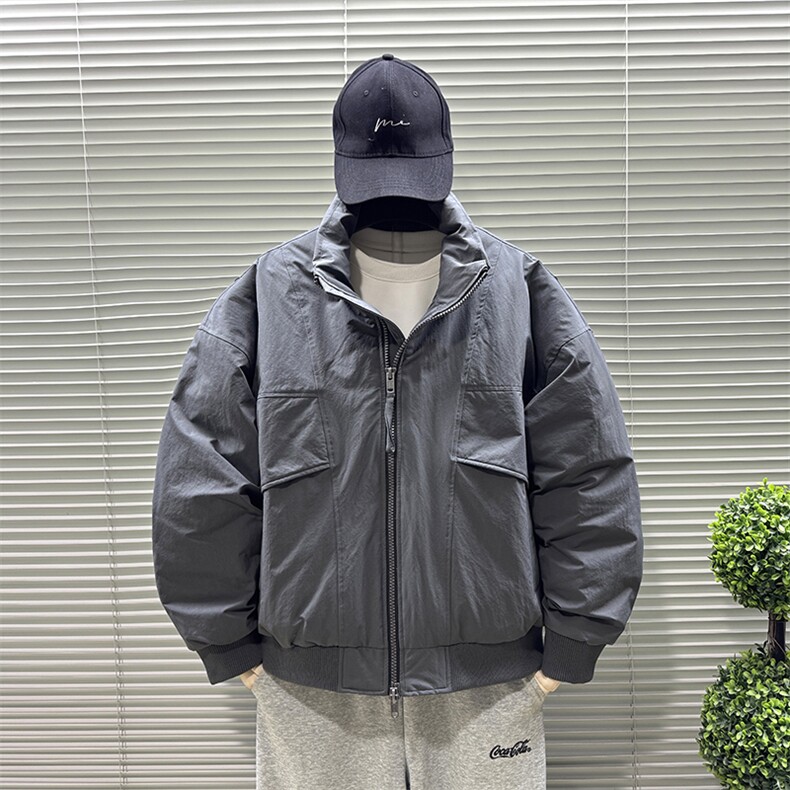 主推2025新标90白鸭绒冬季男立领高品质羽绒服保暖外套304-P240,男装羽绒服,钱塘708(原3018)
