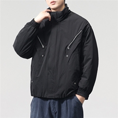 夹棉2025秋冬新款立领工装夹克男女户外登山服棉服，男装棉衣，电商D215