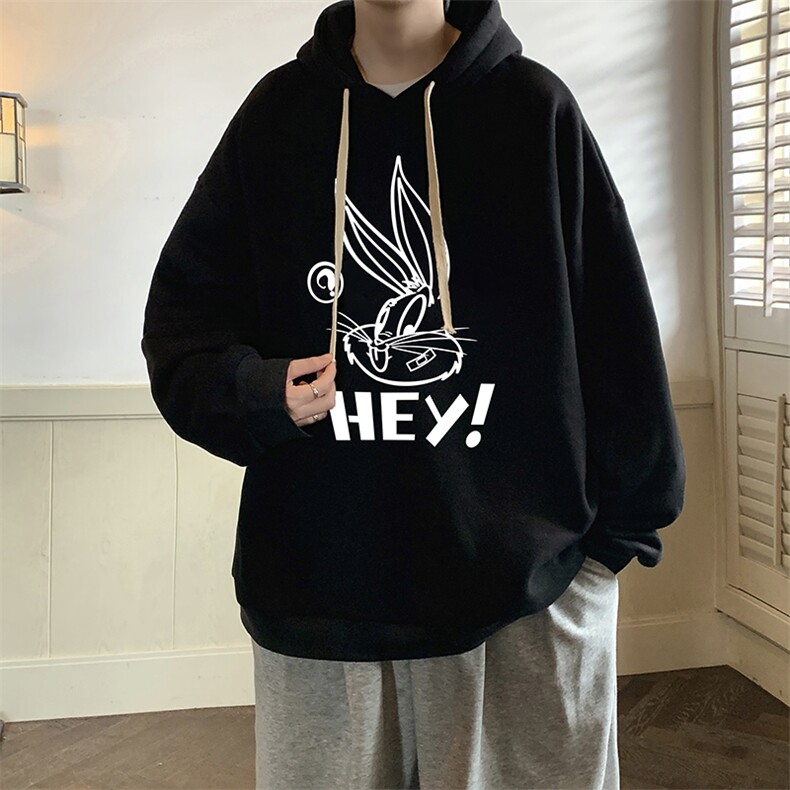 纯棉连帽卫衣男大码运动帽衫宽松薄WY2179-P35加绒款-P40,男装卫衣,电商A040
