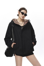 可二开小香风拼接面料大码M-5XL夹克聚酯纤维JK78079P75控118，男装夹克，星座227-7