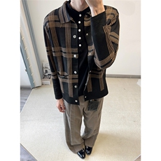 老钱风提花针织开衫外套W1802/特P55，女装短外套，电商B350