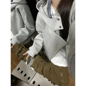 女风 结构不规则设计感卫衣ZW0108-P70 加绒78图片