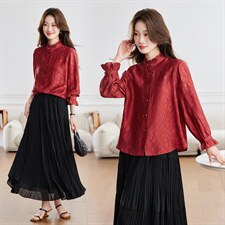 2026春装新款休闲时尚小衫，女装衬衫，鑫鑫格