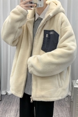 冬装青少年加绒加厚棉衣港风百搭羊羔绒外套男女915-P105控价138，男装棉衣，电商A441-1