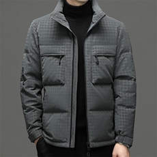 DFY083钱塘2020-2冬季厚款商务休闲简约中年男士羽绒服P300，男装羽绒服，钱塘207-2