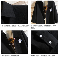 QC58167-P45亚七分袖衬衫男大码五分袖衬衣男短袖，男装衬衫，电商A040A