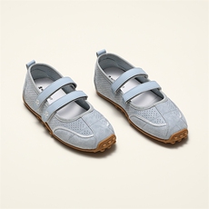 Montagut/梦特娇运动玛丽珍鞋女夏新轻便魔术贴休闲复古德训鞋，女鞋休闲鞋，上品集物