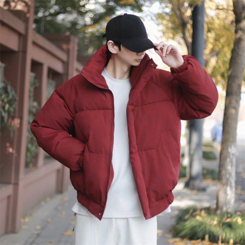 图脏脏服冬季短款棉衣外套立领宽松面包服MY60/P85/118，男装棉衣，星座1412-2