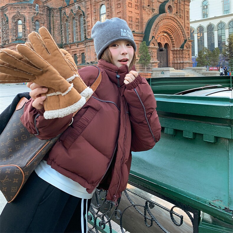 现货2025新款90%白鸭绒休闲保暖羽绒外套,女装羽绒服,1C150