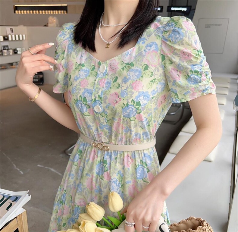 现货夏款连衣裙，女装连衣裙，韩伊雪