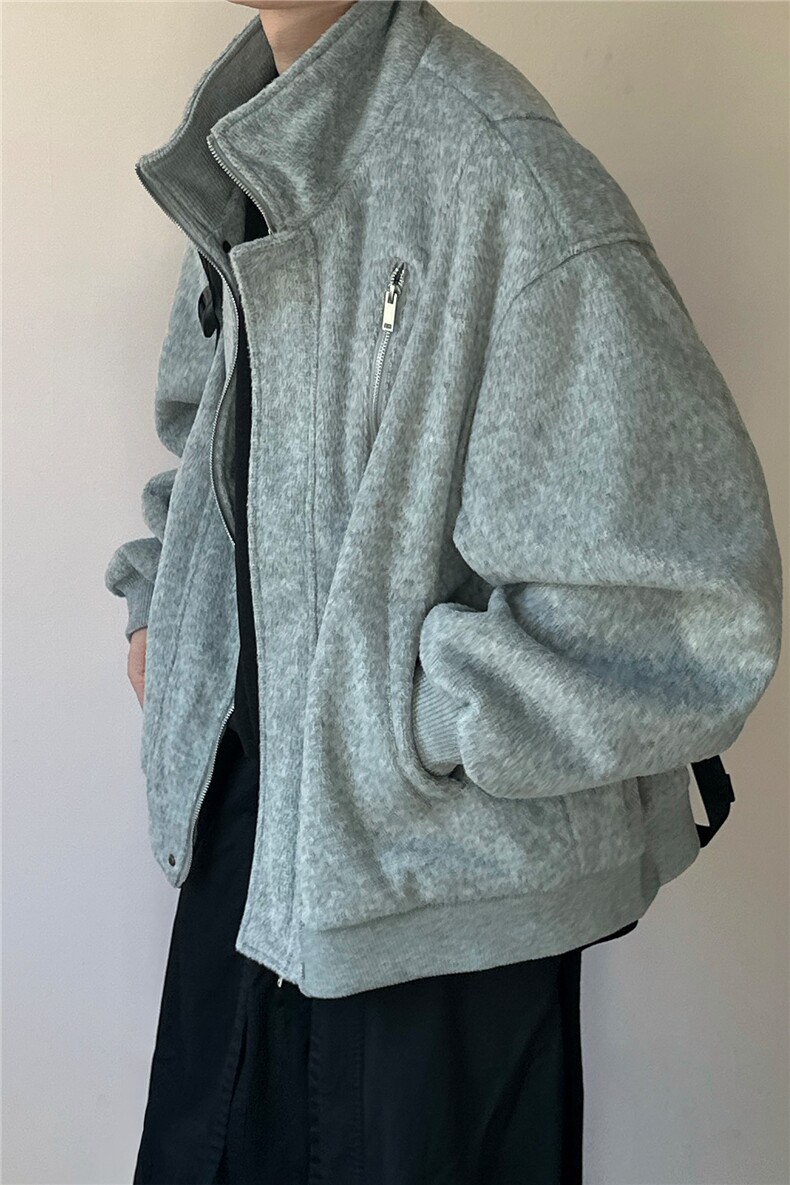 现货立领羊毛呢夹克外套秋冬加厚呢大衣A351-AJ2602-P125,男装夹克,电商A351