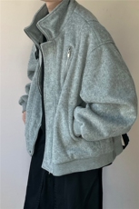 现货立领羊毛呢夹克外套秋冬加厚呢大衣A351-AJ2602-P125，男装夹克，电商A351