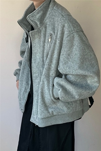 现货立领羊毛呢夹克外套秋冬加厚呢大衣A351-AJ2602-P125图片