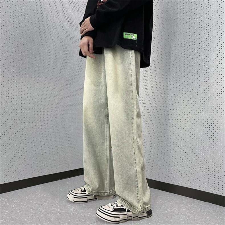 牛仔裤浅色水洗欧美春秋高街B225-K2395-P63-X78,男装牛仔裤,电商B225