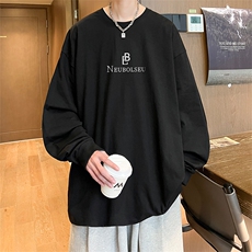 抖音得物供货量大从优可提供视频美式长袖T恤CT573特P28，男装T恤，电商A486