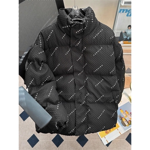 1506-1/MM521/P63华夫格棉衣男冬季保暖情侣复古棉服外套ins棉袄图片