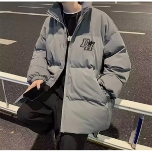 网络图现货 美式潮牌痞帅立领宽松保暖加厚牛津防水棉衣JZ126-P85图片