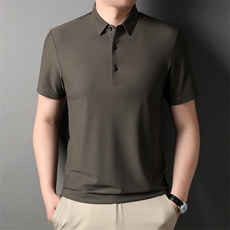 时尚衬衫短袖商务休闲百搭翻领POLO衫中青年男装夏季HXF520-P73，男装Polo衫，星座1105-3