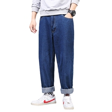 5063-200P50直筒牛仔裤宽松黑灰蓝浅蓝四色组合系，男装牛仔裤，星座304A-1
