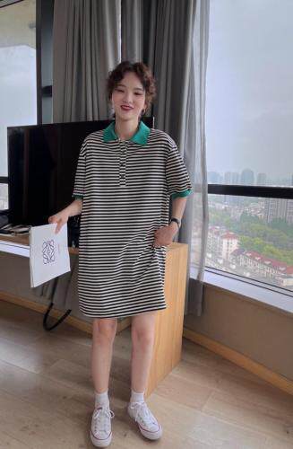 6981条纹字母裙，女装，续加 XJ