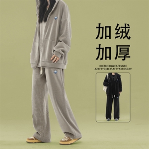 卫衣套装潮牌高街休闲加绒外套三件套SJT862-特批176加绒特批206图片