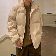 复古美式街头嘻哈加厚棉服男女oversize外套情侣宽松棉衣上衣，男装棉衣，星座506A