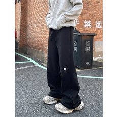 冬季保命神裤~加绒加厚保暖直筒裤休闲棉裤1XZ502-K777-P65控95，男装棉裤，星座502