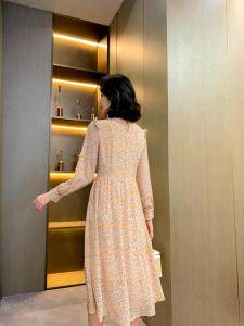 【现货】2021年春季流行时尚女装新款修身连衣裙，女装连衣裙，荷塘月色