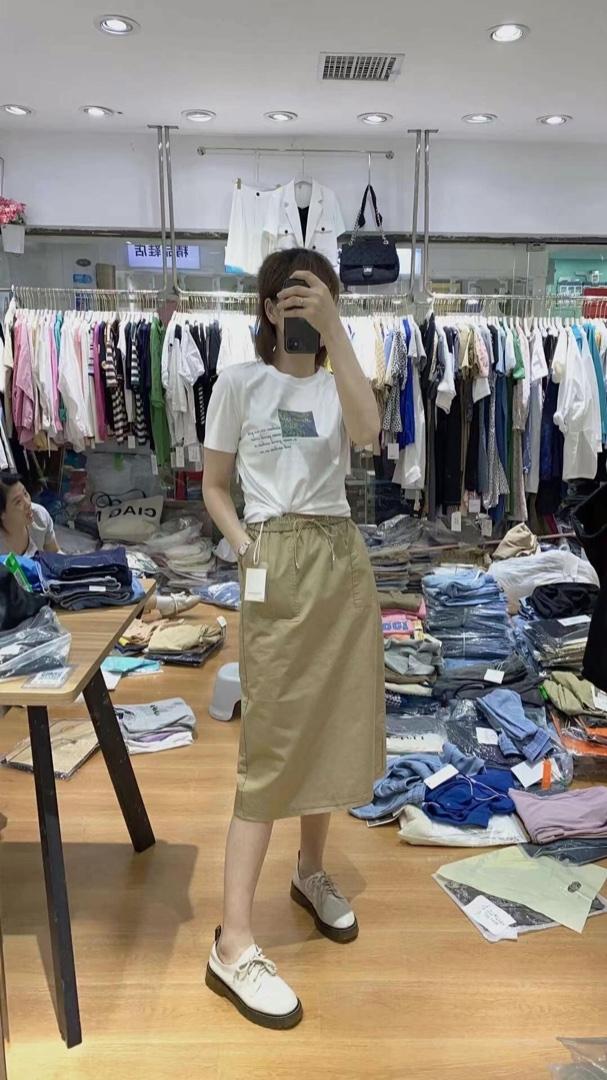 百搭休闲半身裙,女装半身裙,七彩布衣