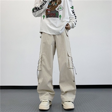 2023秋季新款潮牌直筒休闲阔腿裤美式机能速干工装裤男K7305-P40，男装休闲裤，星座512-3