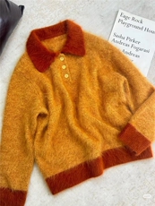 2026新款拉毛毛衣女，女装针织衫/毛衣，臻纶羊绒