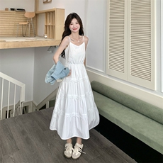 新品现货2025夏装新款女装牛仔连衣裙两件套508-p150-k218，女装套装/套裙，2C266
