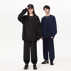 311B-1-9260-P53控108大码元秋季新款休闲卫衣运动情侣套装，男装休闲套装，星座311B-1