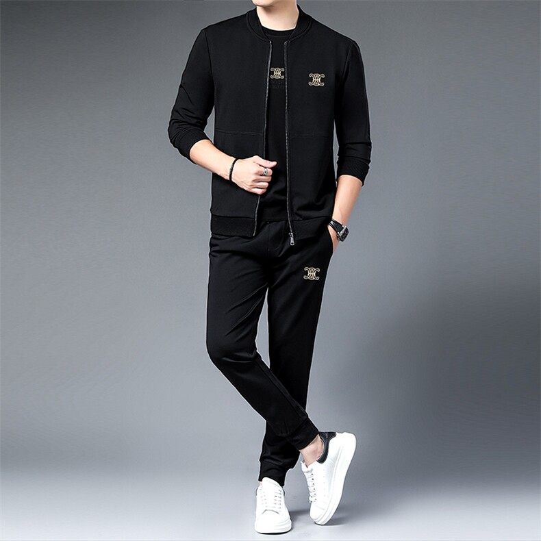 SA9685-3钱塘2020-2冬季厚款休闲百搭中青年男士卫衣套装P240,男装休闲套装,钱塘207-2