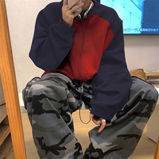 酒红对藏蓝