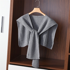 羊毛披肩女士秋冬季针披肩保暖洋气毛线披肩，披肩，九月九羊绒