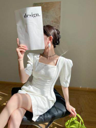 【现货】牛仔棉修身连衣裙，女装连衣裙，LION&CAT(2F)