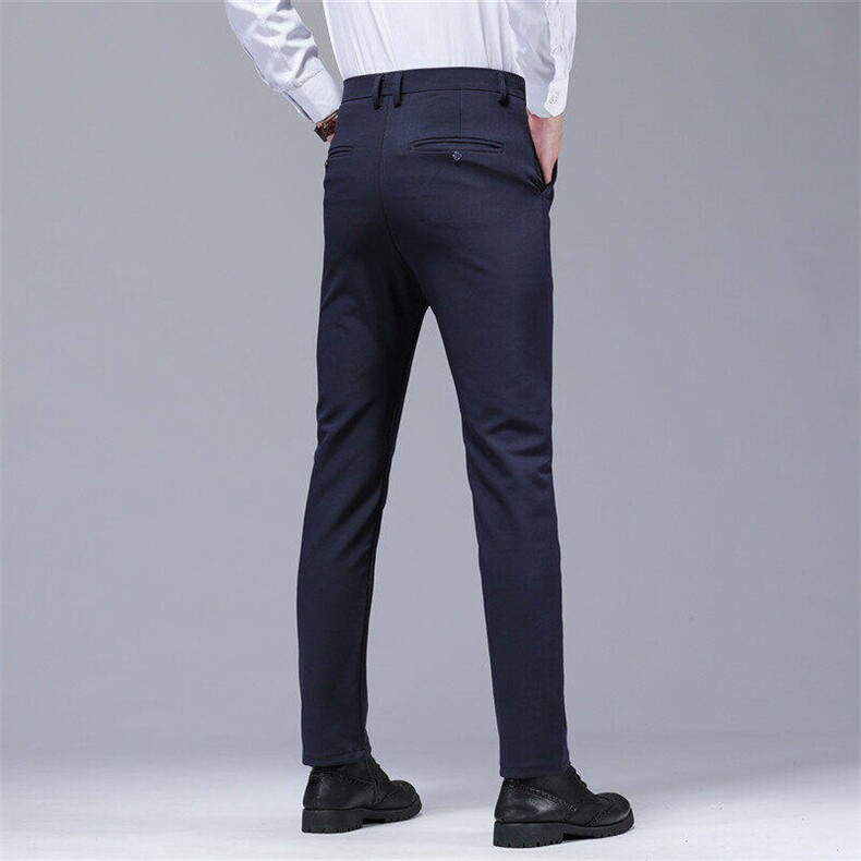 2026春夏款小西裤男士长裤修身直筒抗皱免烫休闲裤XK95-p38现货，男装西裤，星座224-1