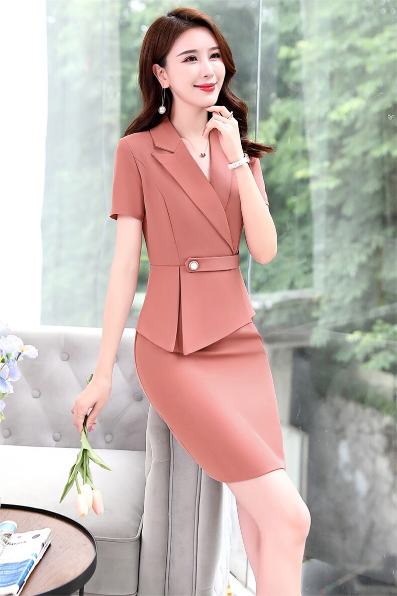 职业装连衣裙夏季2025新款工作服气质修身小个子轻奢包臀一步裙子，女装连衣裙，贝蕾酷儿