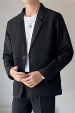 ins休闲西服男韩版潮流痞帅气小西装上衣港风潮牌单西外套，男装西服，星座505-2（原电商A260-1)