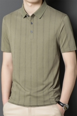 中青年男士2023夏季新款潮流体恤新款休闲男士翻领男装T恤上衣服，男装T恤，电商B212（原钱塘6029）