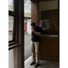 现货100%棉203-6F2548P48特～美式宽松直筒长裤，男装休闲裤，星座203-6(原电商259)