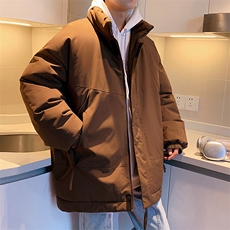 现货美式高街休闲夹克冬季立领纯色三防户外工装加厚棉服外套，男装夹克，电商A486