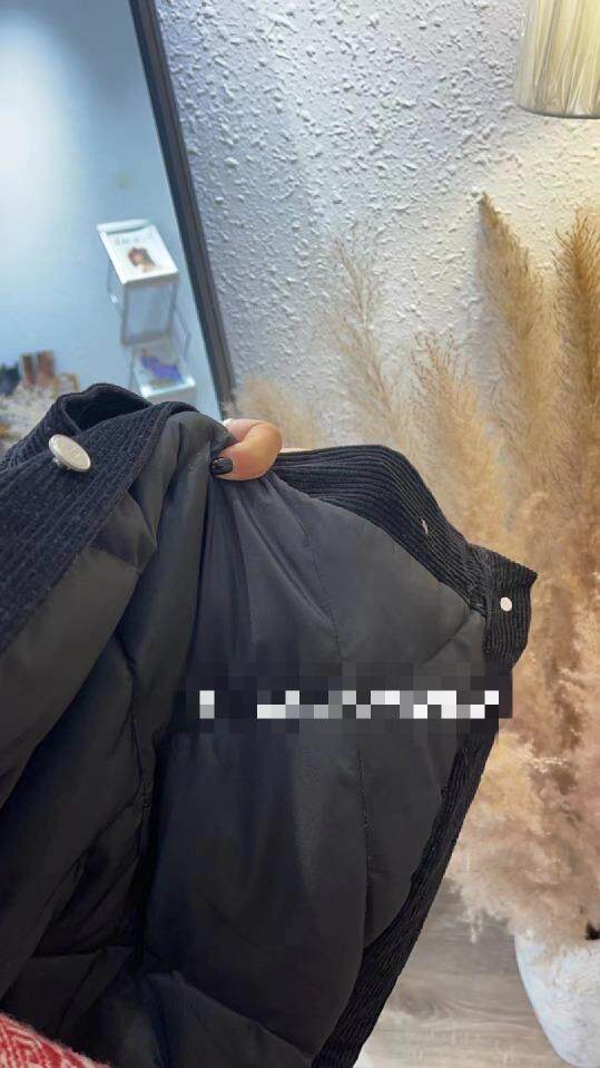 〖现货〗冬季灯芯绒休闲羽绒服，女装羽绒服，Lin Lin