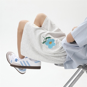 2025 夏季新款 无影墙花朵刺绣短裤M-5XL HK25583-特P25图片