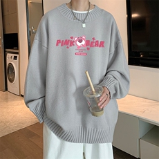 半高领毛衣男士大码针织衫男毛线衣男M18329-P45加绒款-P65，男装针织衫/毛衣，电商A040