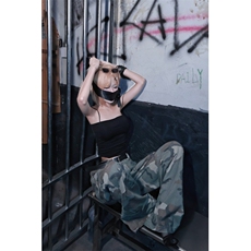 【有货】军绿色伐木迷彩工装裤男美式vibe裤子高街K7049HH-特P55，男装工装外套，星座1007（原301D）