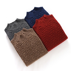 2025年秋季时尚百搭通勤简约休闲花纱羊绒衫，女装羊绒衫，玖雪绒羊绒