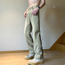 2025GK23129加绒内景大码美式微喇牛仔裤M-5XGK23902-特P50，男装牛仔裤，电商A022