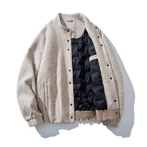 男士潮牌立领羽绒服外套  D213-2299-P380图片